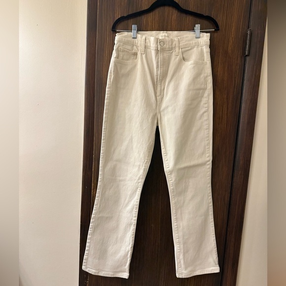 FAVORITE DAUGHTER Super High Rise Mini Boot Cut Jeans in Bone (J1) - Picture 2 of 6